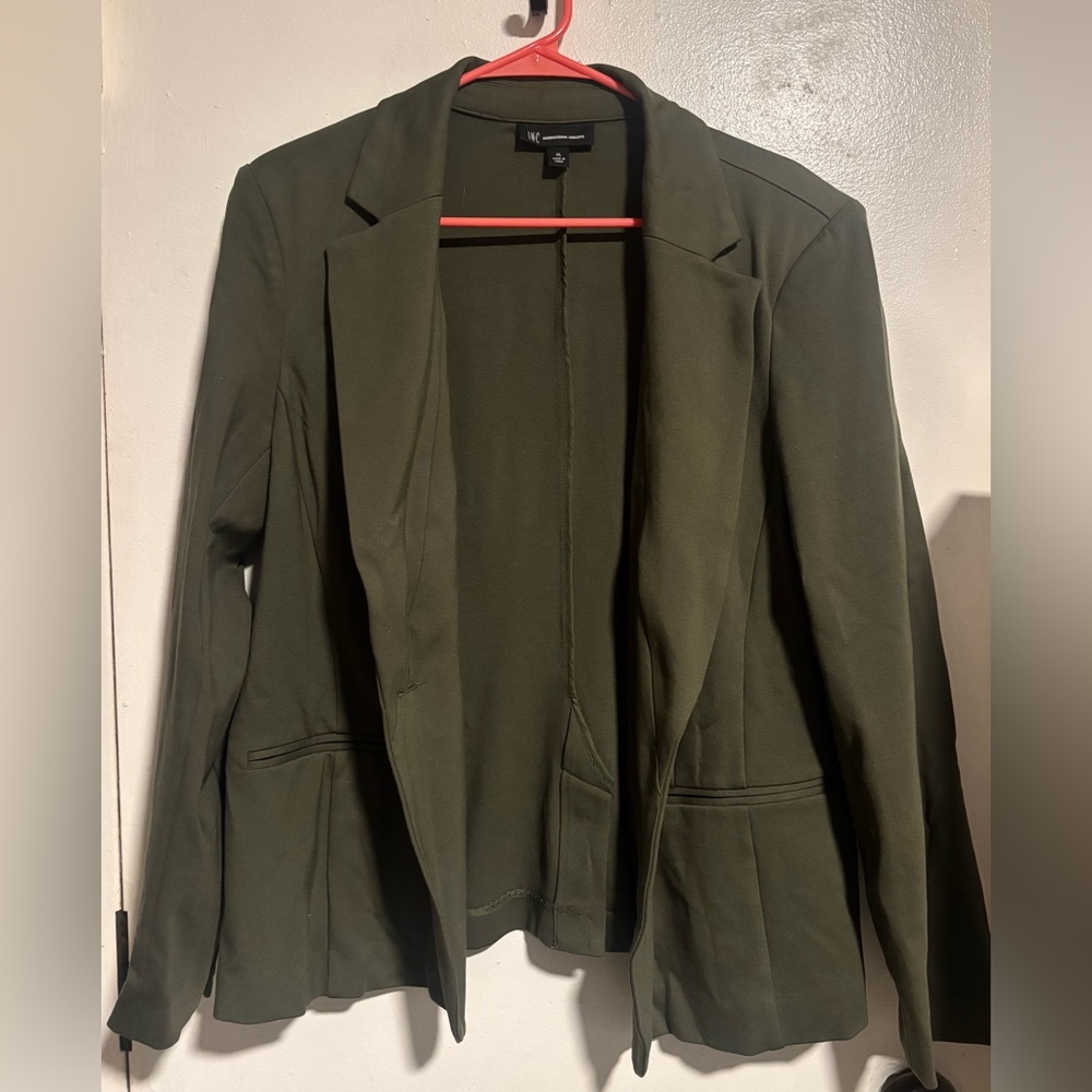INC International Concepts Olive Blazer
